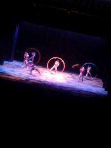 Cirque Ziva (photo taken by my sister)